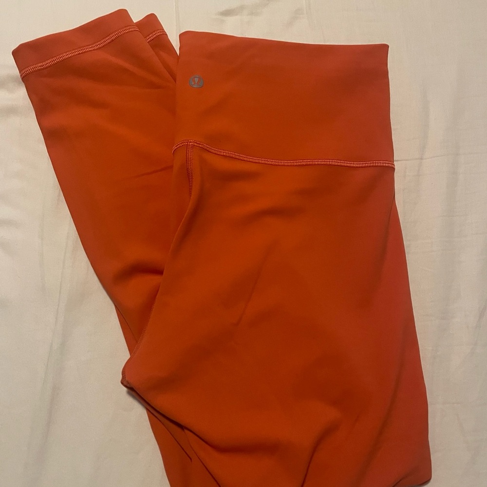 Lululemon Orange Leggings